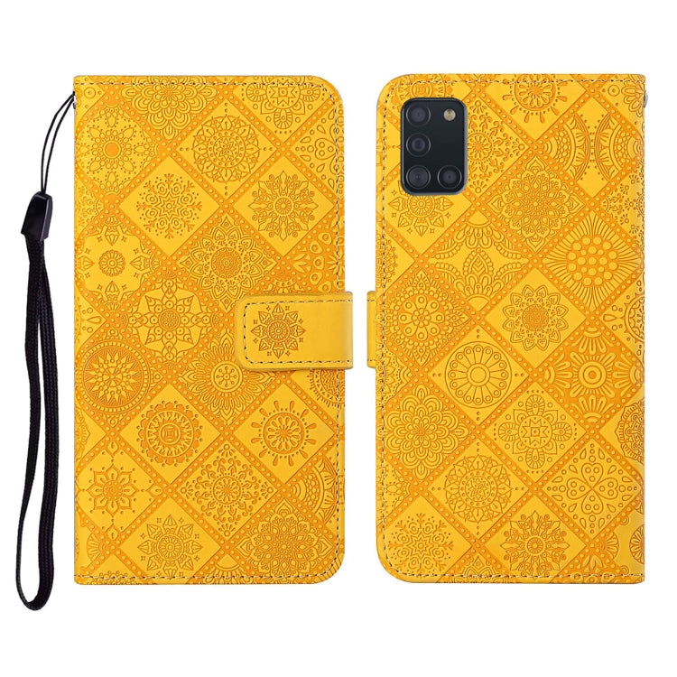 Ethnic Style Embossed Pattern Horizontal Flip Leather Case with Holder & Card Slots & Wallet & Lanyard, For Samsung Galaxy A20e, For Samsung Galaxy A20s, For Samsung Galaxy A21, For Samsung Galaxy A21s, For Samsung Galaxy A31, For Samsung Galaxy A40