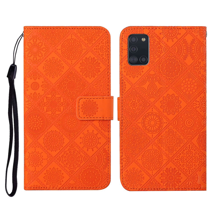 Ethnic Style Embossed Pattern Horizontal Flip Leather Case with Holder & Card Slots & Wallet & Lanyard, For Samsung Galaxy A20e, For Samsung Galaxy A20s, For Samsung Galaxy A21, For Samsung Galaxy A21s, For Samsung Galaxy A31, For Samsung Galaxy A40