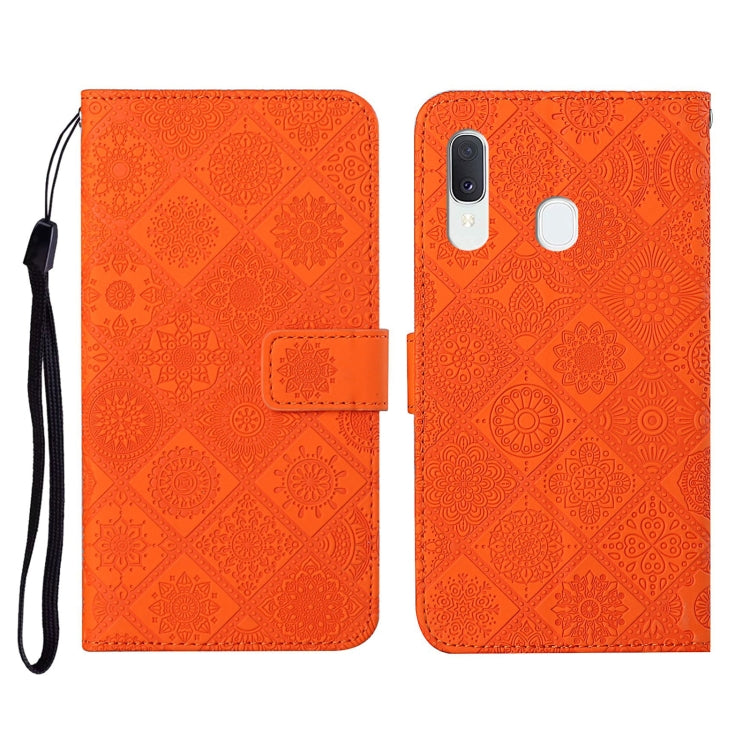 Ethnic Style Embossed Pattern Horizontal Flip Leather Case with Holder & Card Slots & Wallet & Lanyard, For Samsung Galaxy A20e, For Samsung Galaxy A20s, For Samsung Galaxy A21, For Samsung Galaxy A21s, For Samsung Galaxy A31, For Samsung Galaxy A40