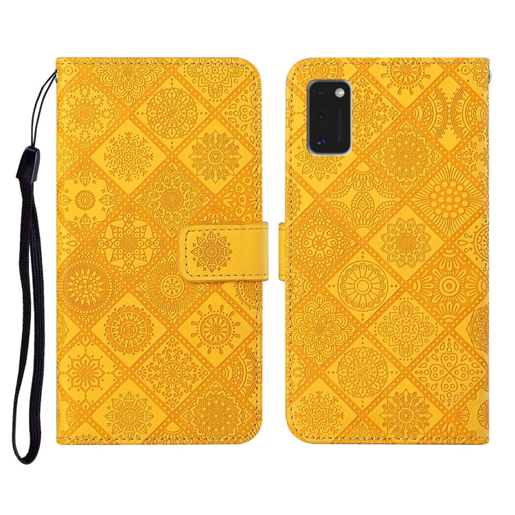 Ethnic Style Embossed Pattern Horizontal Flip Leather Case with Holder & Card Slots & Wallet & Lanyard, For Samsung Galaxy A41, For Samsung Galaxy A42 5G, For Samsung Galaxy A50, For Samsung Galaxy A51, For Samsung Galaxy A70, For Samsung Galaxy A71