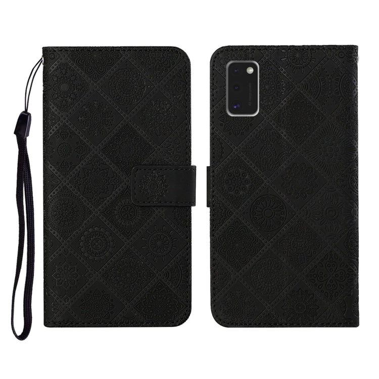 Ethnic Style Embossed Pattern Horizontal Flip Leather Case with Holder & Card Slots & Wallet & Lanyard, For Samsung Galaxy A41, For Samsung Galaxy A42 5G, For Samsung Galaxy A50, For Samsung Galaxy A51, For Samsung Galaxy A70, For Samsung Galaxy A71