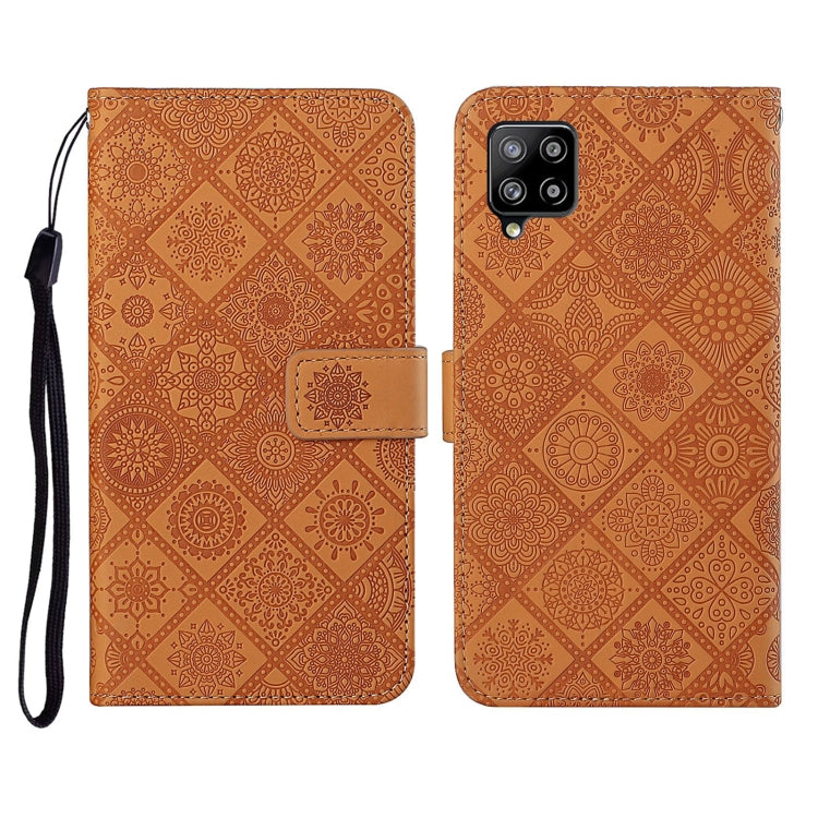 Ethnic Style Embossed Pattern Horizontal Flip Leather Case with Holder & Card Slots & Wallet & Lanyard, For Samsung Galaxy A41, For Samsung Galaxy A42 5G, For Samsung Galaxy A50, For Samsung Galaxy A51, For Samsung Galaxy A70, For Samsung Galaxy A71
