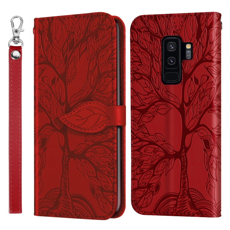 Life of Tree Embossing Pattern Horizontal Flip Leather Case with Holder & Card Slot & Wallet & Photo Frame & Lanyard
