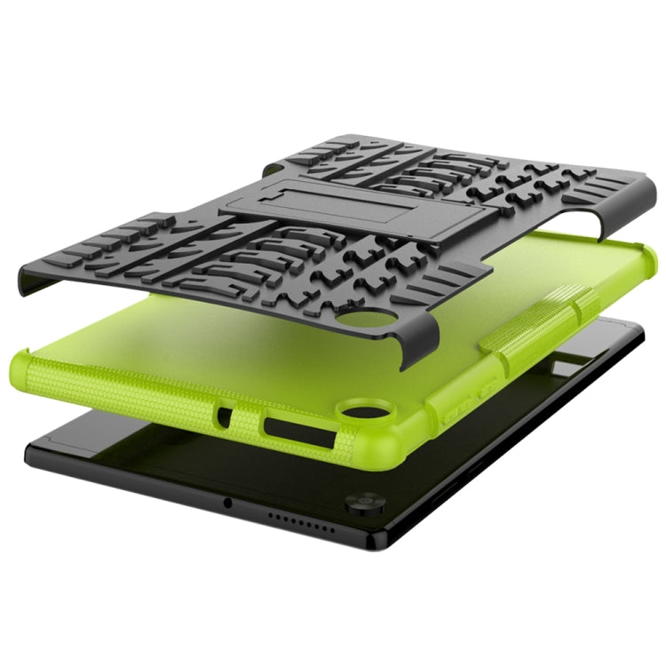 Tire Texture TPU+PC Shockproof Case with Holder