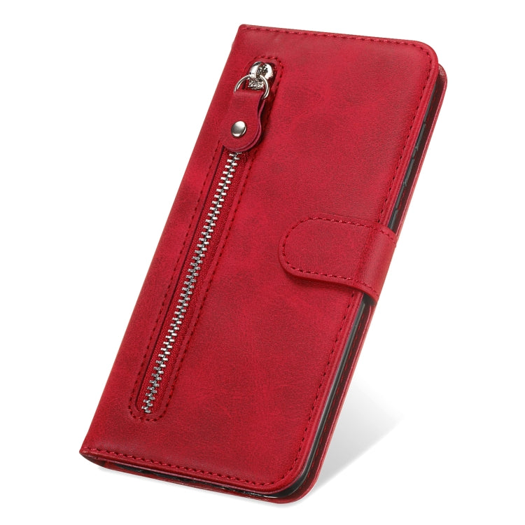 Fashion Calf Texture Zipper Horizontal Flip Leather Case with Stand & Card Slots & Wallet Function, For Huawei P smart 2021, For Huawei Y7a, For Honor 10X Lite, For Samsung Galaxy A52 5G, For Samsung Galaxy A72 5G