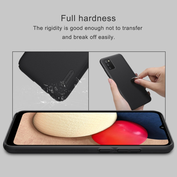 NILLKIN Frosted Concave-convex Texture PC Protective Case, For Samsung Galaxy A02s / M02s