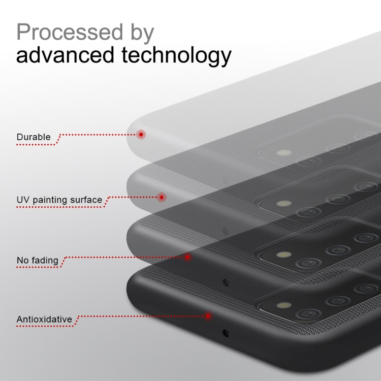NILLKIN Frosted Concave-convex Texture PC Protective Case, For Samsung Galaxy A02s / M02s