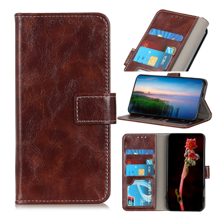 Retro Crazy Horse Texture Horizontal Flip Leather Case with Holder & Card Slots & Photo Frame & Wallet, For Samsung Galaxy A32 4G