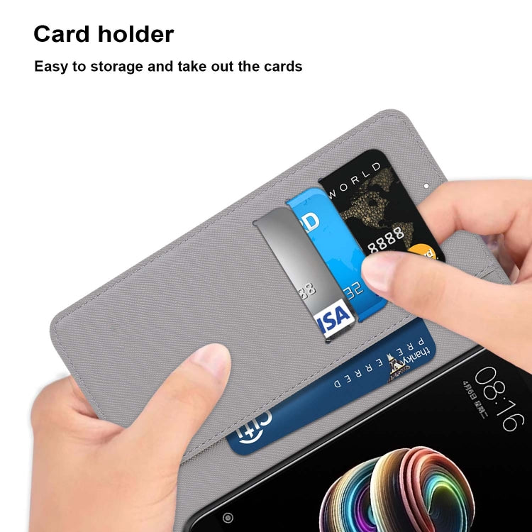 Coloured Drawing Cross Texture Horizontal Flip PU Leather Case with Holder & Card Slots & Wallet & Lanyard