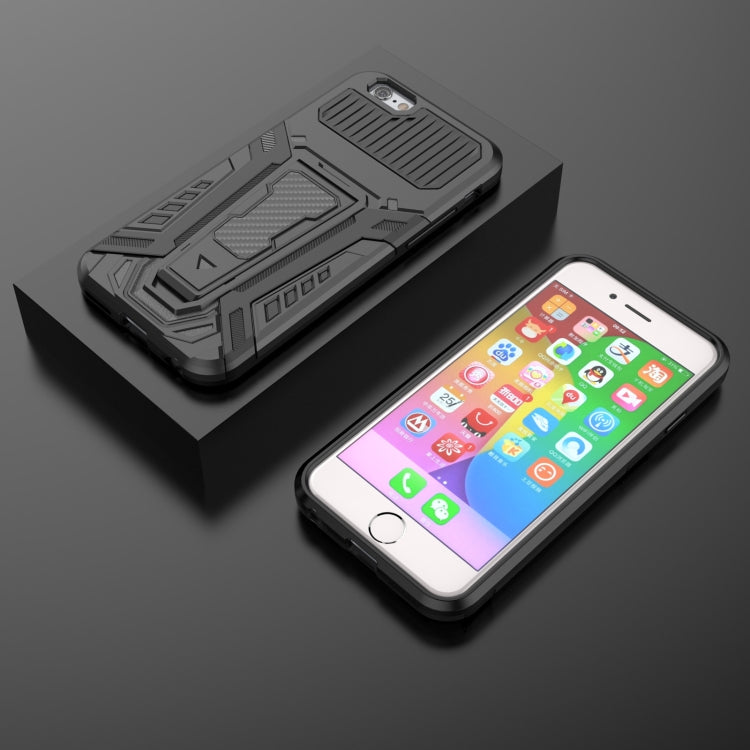 War Chariot Series Armor All-inclusive Shockproof PC + TPU Protective Case with Invisible Holder, For iPhone 6, For iPhone 6 Plus, For iPhone SE 2022 / SE 2020 / 8 / 7, For iPhone 8 Plus / 7 Plus, For iPhone 11, For iPhone 11 Pro, For iPhone 11 Pro Max...