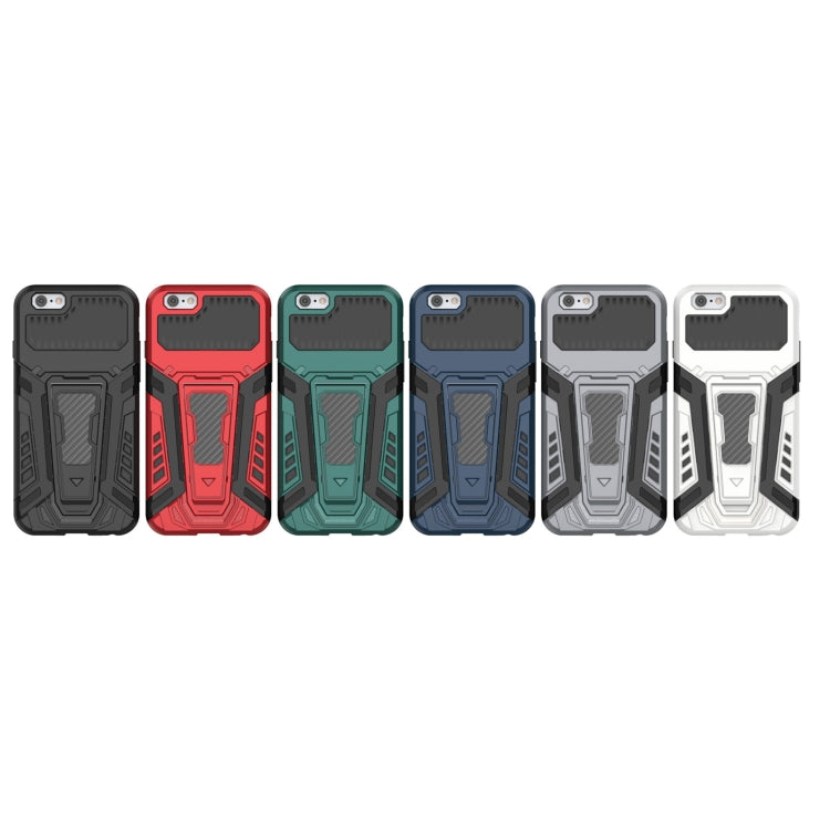 War Chariot Series Armor All-inclusive Shockproof PC + TPU Protective Case with Invisible Holder, For iPhone 6, For iPhone 6 Plus, For iPhone SE 2022 / SE 2020 / 8 / 7, For iPhone 8 Plus / 7 Plus, For iPhone 11, For iPhone 11 Pro, For iPhone 11 Pro Max...