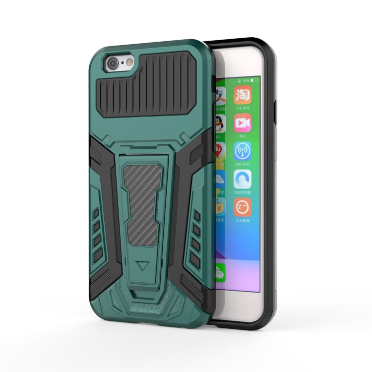 War Chariot Series Armor All-inclusive Shockproof PC + TPU Protective Case with Invisible Holder, For iPhone 6, For iPhone 6 Plus, For iPhone SE 2022 / SE 2020 / 8 / 7, For iPhone 8 Plus / 7 Plus, For iPhone 11, For iPhone 11 Pro, For iPhone 11 Pro Max...
