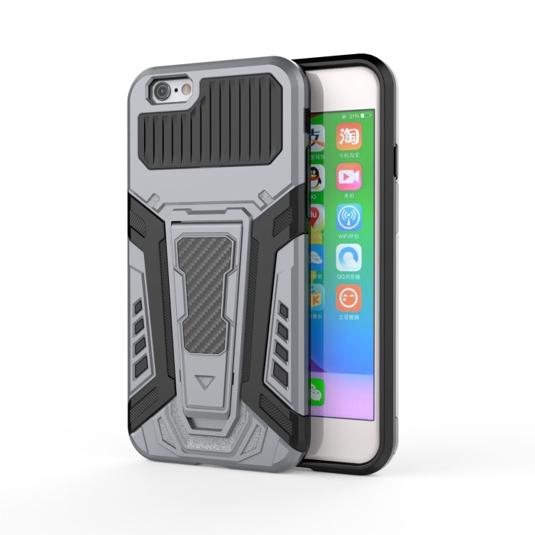 War Chariot Series Armor All-inclusive Shockproof PC + TPU Protective Case with Invisible Holder, For iPhone 6, For iPhone 6 Plus, For iPhone SE 2022 / SE 2020 / 8 / 7, For iPhone 8 Plus / 7 Plus, For iPhone 11, For iPhone 11 Pro, For iPhone 11 Pro Max...