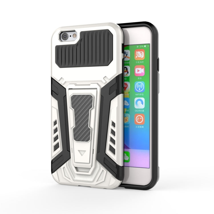 War Chariot Series Armor All-inclusive Shockproof PC + TPU Protective Case with Invisible Holder, For iPhone 6, For iPhone 6 Plus, For iPhone SE 2022 / SE 2020 / 8 / 7, For iPhone 8 Plus / 7 Plus, For iPhone 11, For iPhone 11 Pro, For iPhone 11 Pro Max...