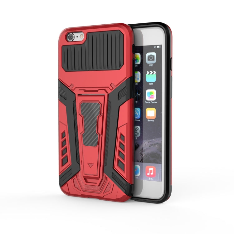 War Chariot Series Armor All-inclusive Shockproof PC + TPU Protective Case with Invisible Holder, For iPhone 6, For iPhone 6 Plus, For iPhone SE 2022 / SE 2020 / 8 / 7, For iPhone 8 Plus / 7 Plus, For iPhone 11, For iPhone 11 Pro, For iPhone 11 Pro Max...