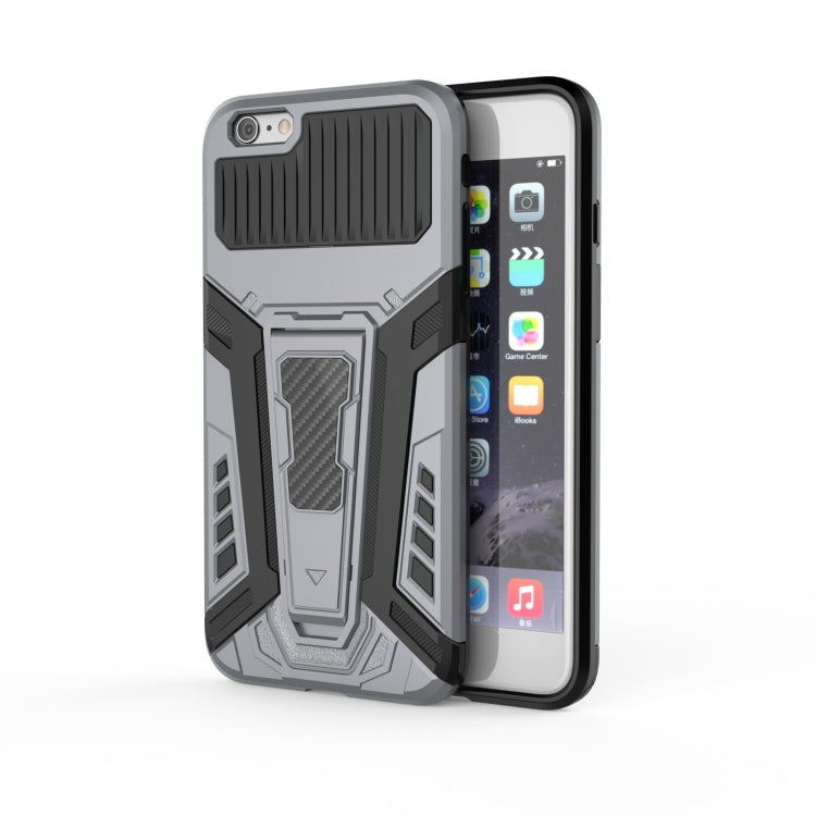 War Chariot Series Armor All-inclusive Shockproof PC + TPU Protective Case with Invisible Holder, For iPhone 6, For iPhone 6 Plus, For iPhone SE 2022 / SE 2020 / 8 / 7, For iPhone 8 Plus / 7 Plus, For iPhone 11, For iPhone 11 Pro, For iPhone 11 Pro Max...