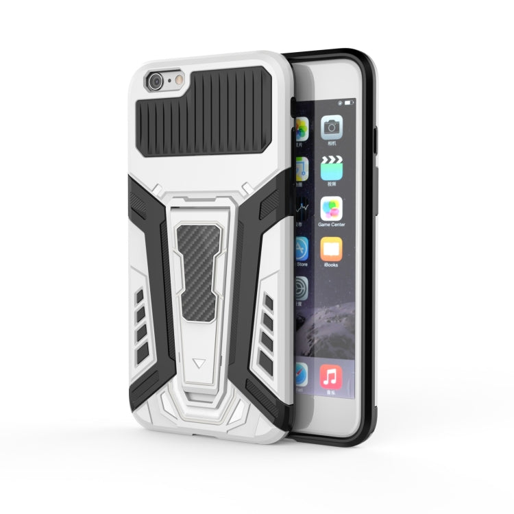 War Chariot Series Armor All-inclusive Shockproof PC + TPU Protective Case with Invisible Holder, For iPhone 6, For iPhone 6 Plus, For iPhone SE 2022 / SE 2020 / 8 / 7, For iPhone 8 Plus / 7 Plus, For iPhone 11, For iPhone 11 Pro, For iPhone 11 Pro Max...
