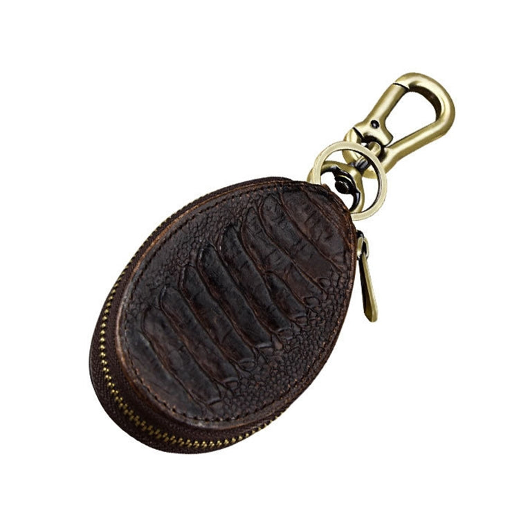 Vintage Leather Hanging Waist Universal Car Key Case, Vintage Leather Coffee