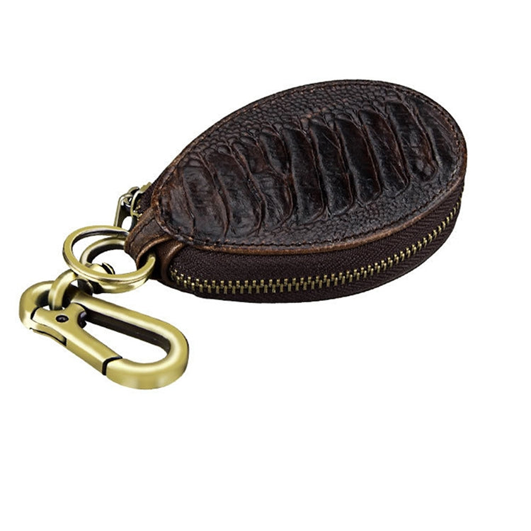 Vintage Leather Hanging Waist Universal Car Key Case, Vintage Leather Coffee