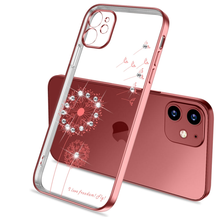 Ultra-thin Electroplating Dandelion Pattern Protective Case, For iPhone 11, For iPhone 11 Pro, For iPhone 11 Pro Max, For iPhone 12 Pro Max, For iPhone 12 Pro, For iPhone 12, For iPhone 12 Mini