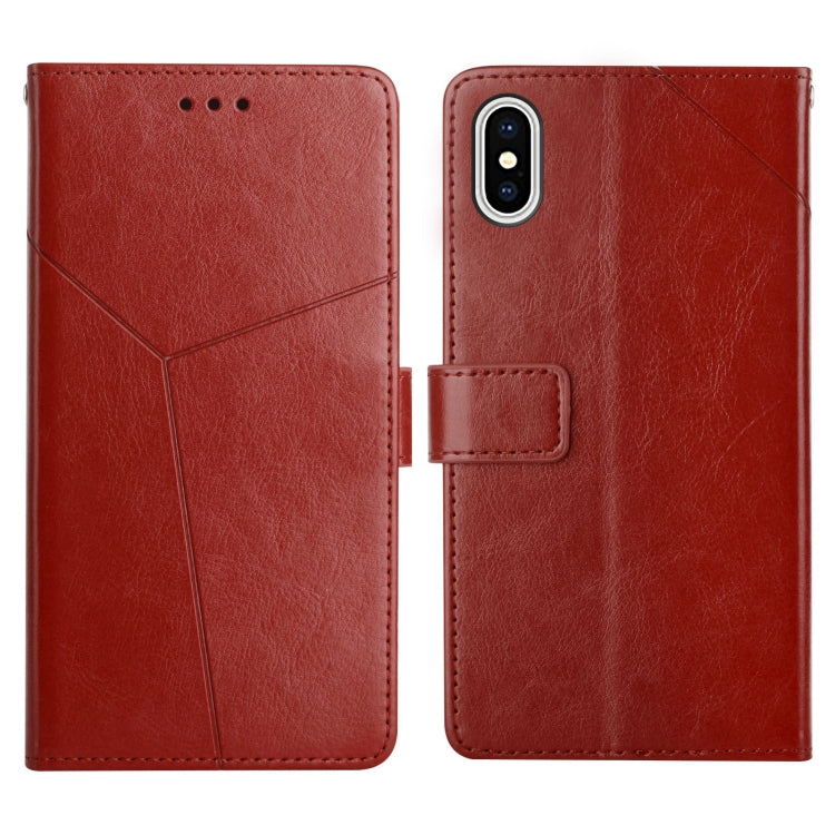 Y Stitching Horizontal Flip Leather Phone Case with Holder & Card Slots & Wallet & Photo Frame, For iPhone 13 Pro, For iPhone 13 Pro Max, For iPhone SE 2022 / SE 2020 / 8 / 7, For iPhone XS / X, For iPhone XR, For iPhone XS Max