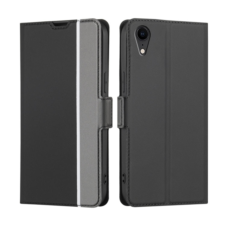 Twill Texture Side Button Leather Phone Case, For iPhone 12 / 12 Pro, For iPhone 12 Pro Max, For iPhone 11, For iPhone 11 Pro, For iPhone 11 Pro Max, For iPhone X / XS, For iPhone XR, For iPhone XS Max