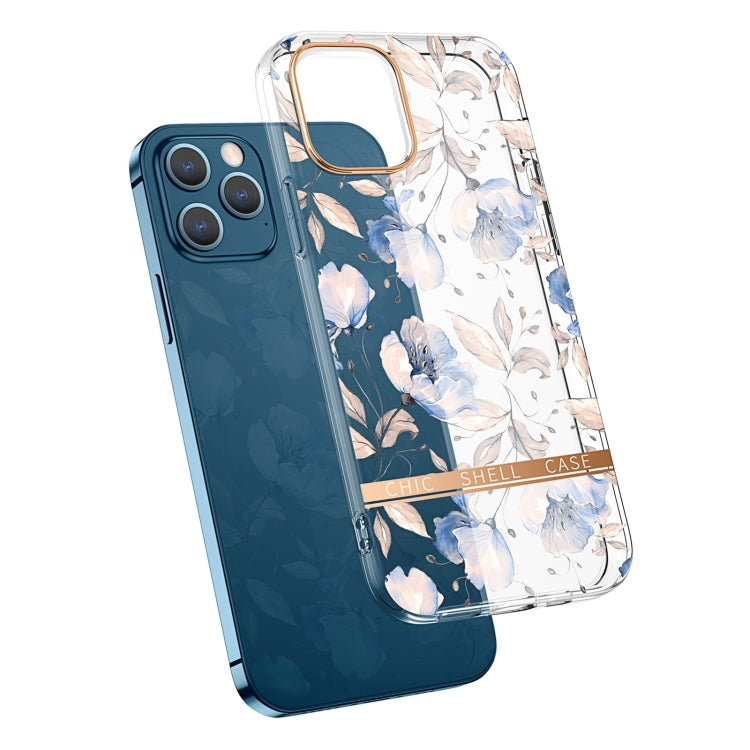 Translucent Electroplating Flower Phone Case, For iPhone 14, For iPhone 14 Pro, For iPhone 14 Plus, For iPhone 14 Pro Max