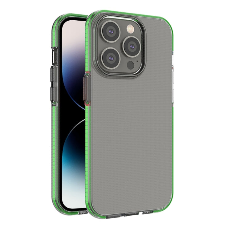 Two-color Transparent TPU Phone Case, For iPhone 14, For iPhone 14 Plus, For iPhone 14 Pro