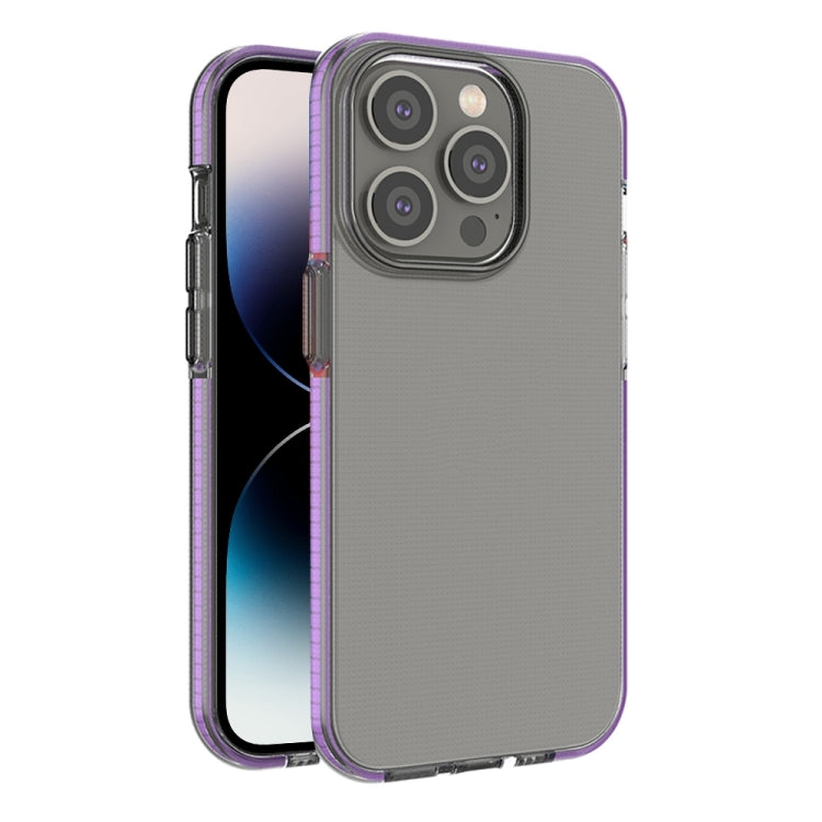 Two-color Transparent TPU Phone Case, For iPhone 14, For iPhone 14 Plus, For iPhone 14 Pro