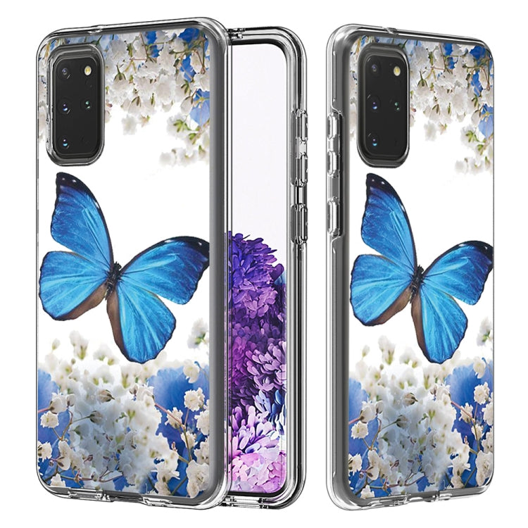 2 In 1 PC + TPU Card Pattern Transparent Protective Case, For Galaxy A01, For Galaxy A21, For Galaxy S20, For Galaxy S20+