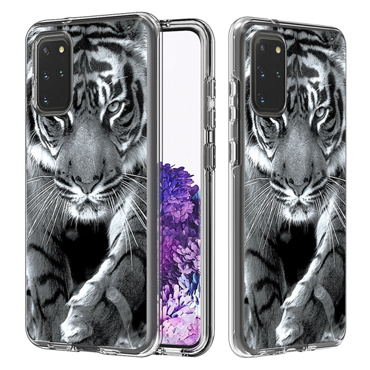 2 In 1 PC + TPU Card Pattern Transparent Protective Case, For Galaxy A01, For Galaxy A21, For Galaxy S20, For Galaxy S20+