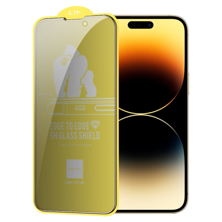 WEKOME 9D Curved Privacy Tempered Glass Film, For iPhone 14 (1 PC), For iPhone 14 Plus (1 PC), For iPhone 14 Pro Max (1 PC), (1 PC), For iPhone 12 Pro Max (1 PC)