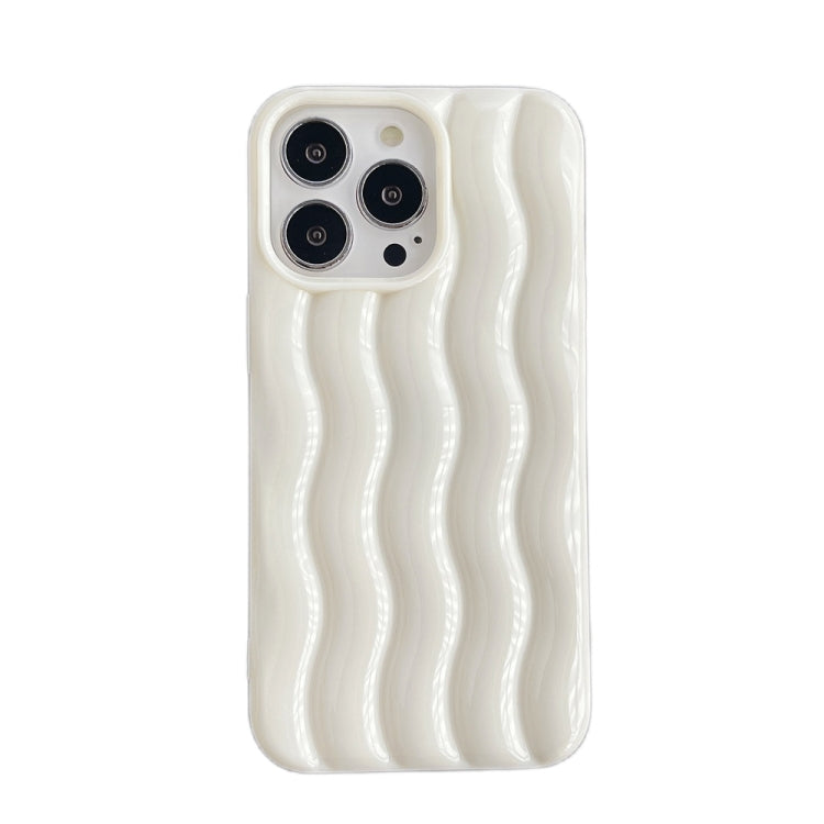 Varnishing 3D Water Wave Texture Phone Case, For iPhone 14 Pro Max, For iPhone 14 Pro, For iPhone 14, For iPhone 14 Plus, For iPhone 13 Pro Max, For iPhone 13 Pro, For iPhone 13, For iPhone 12 Pro Max