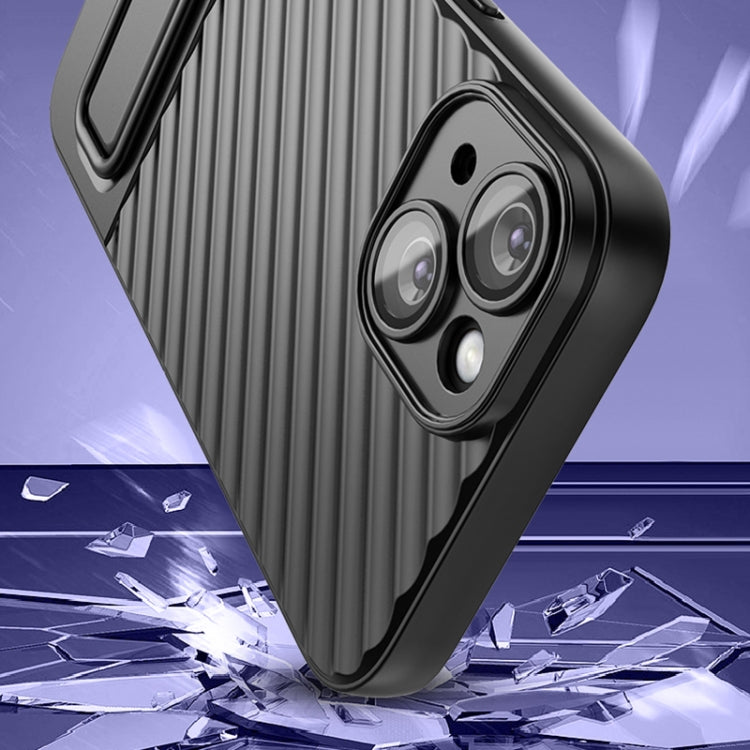 Wavy Texture TPU Phone Case with Lens Film, For iPhone 14, For iPhone 15 Pro Max, For iPhone 15 Pro, For iPhone 14 Plus, For iPhone 15 Plus, For iPhone 14 Pro, For iPhone 15, For iPhone 14 Pro Max
