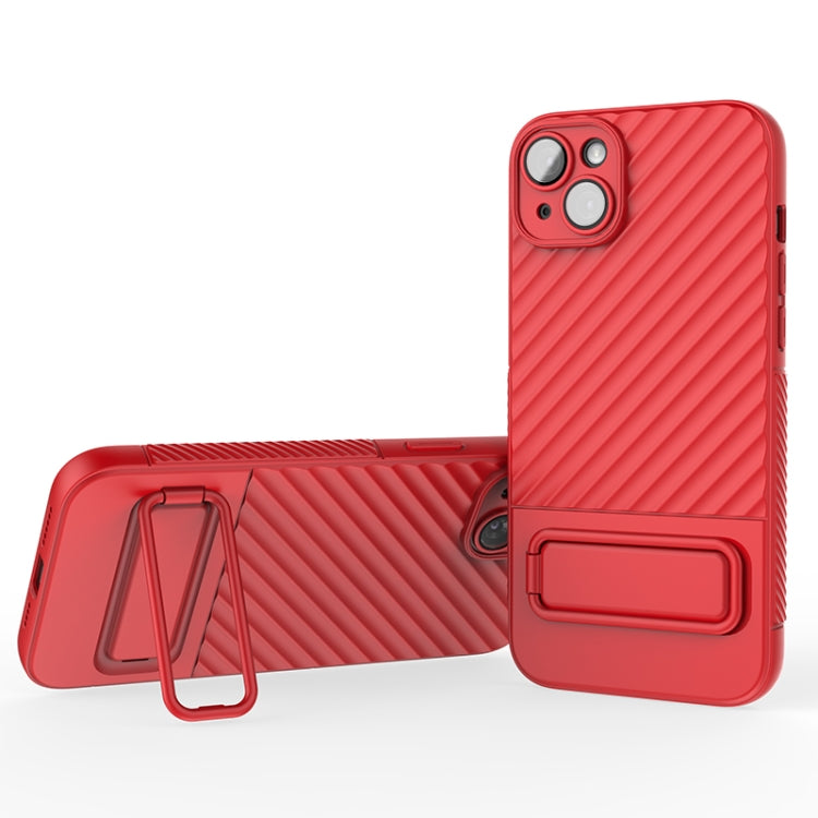 Wavy Texture TPU Phone Case with Lens Film, For iPhone 14, For iPhone 15 Pro Max, For iPhone 15 Pro, For iPhone 14 Plus, For iPhone 15 Plus, For iPhone 14 Pro, For iPhone 15, For iPhone 14 Pro Max