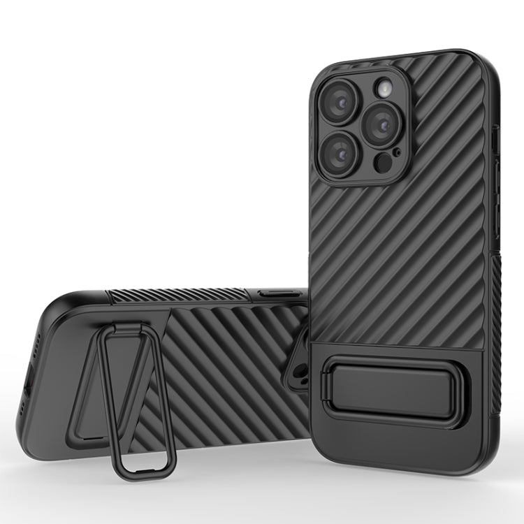 Wavy Texture TPU Phone Case with Lens Film, For iPhone 14, For iPhone 15 Pro Max, For iPhone 15 Pro, For iPhone 14 Plus, For iPhone 15 Plus, For iPhone 14 Pro, For iPhone 15, For iPhone 14 Pro Max