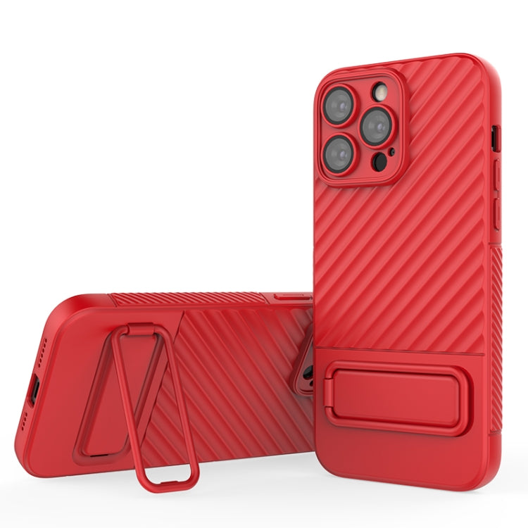 Wavy Texture TPU Phone Case with Lens Film, For iPhone 14, For iPhone 15 Pro Max, For iPhone 15 Pro, For iPhone 14 Plus, For iPhone 15 Plus, For iPhone 14 Pro, For iPhone 15, For iPhone 14 Pro Max