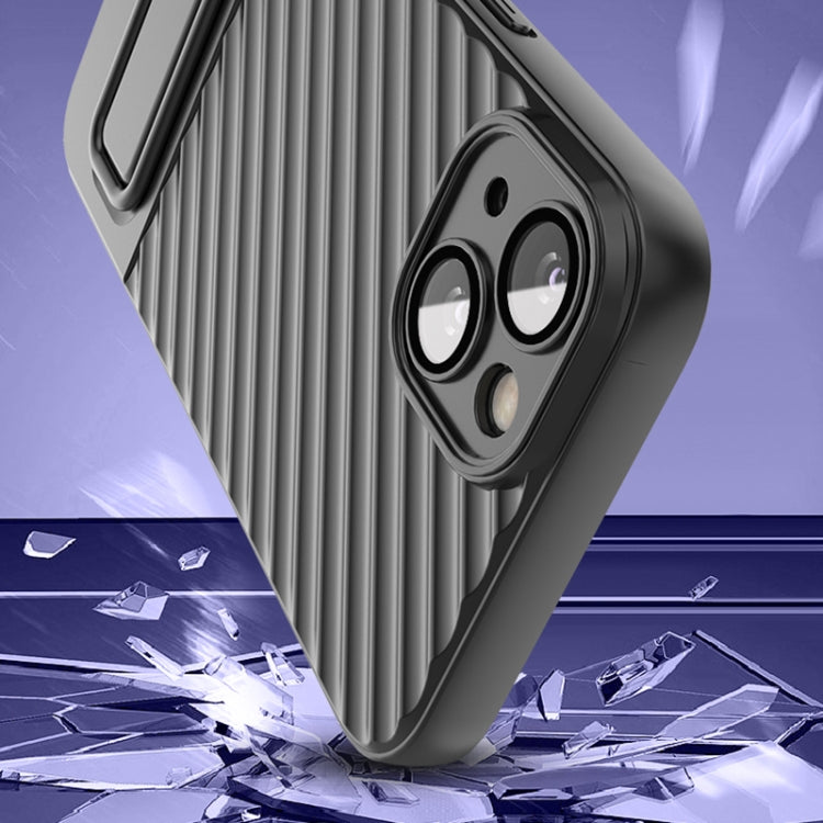 Wavy Texture TPU Phone Case with Lens Film, For iPhone 13, For iPhone 13 Pro, For iPhone 13 Pro Max, For iPhone 12, For iPhone 12 Pro Max, For iPhone 12 Pro, For iPhone 11 Pro, For iPhone XS Max