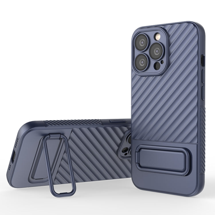 Wavy Texture TPU Phone Case with Lens Film, For iPhone 13, For iPhone 13 Pro, For iPhone 13 Pro Max, For iPhone 12, For iPhone 12 Pro Max, For iPhone 12 Pro, For iPhone 11 Pro, For iPhone XS Max