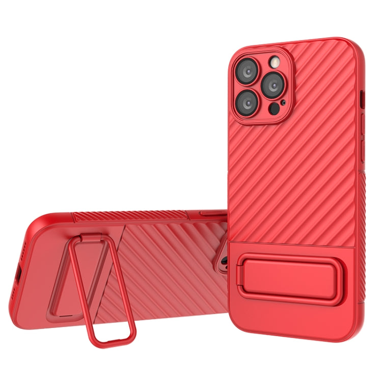 Wavy Texture TPU Phone Case with Lens Film, For iPhone 13, For iPhone 13 Pro, For iPhone 13 Pro Max, For iPhone 12, For iPhone 12 Pro Max, For iPhone 12 Pro, For iPhone 11 Pro, For iPhone XS Max