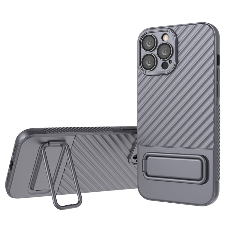 Wavy Texture TPU Phone Case with Lens Film, For iPhone 13, For iPhone 13 Pro, For iPhone 13 Pro Max, For iPhone 12, For iPhone 12 Pro Max, For iPhone 12 Pro, For iPhone 11 Pro, For iPhone XS Max