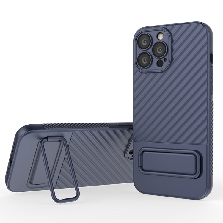 Wavy Texture TPU Phone Case with Lens Film, For iPhone 13, For iPhone 13 Pro, For iPhone 13 Pro Max, For iPhone 12, For iPhone 12 Pro Max, For iPhone 12 Pro, For iPhone 11 Pro, For iPhone XS Max
