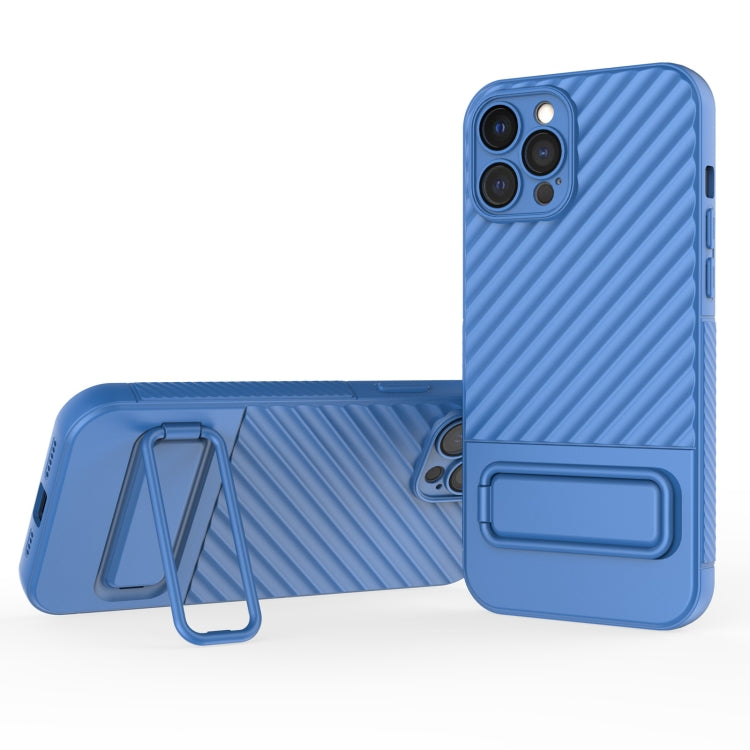Wavy Texture TPU Phone Case with Lens Film, For iPhone 13, For iPhone 13 Pro, For iPhone 13 Pro Max, For iPhone 12, For iPhone 12 Pro Max, For iPhone 12 Pro, For iPhone 11 Pro, For iPhone XS Max