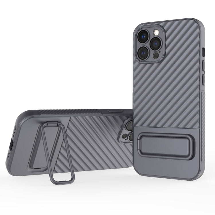 Wavy Texture TPU Phone Case with Lens Film, For iPhone 13, For iPhone 13 Pro, For iPhone 13 Pro Max, For iPhone 12, For iPhone 12 Pro Max, For iPhone 12 Pro, For iPhone 11 Pro, For iPhone XS Max