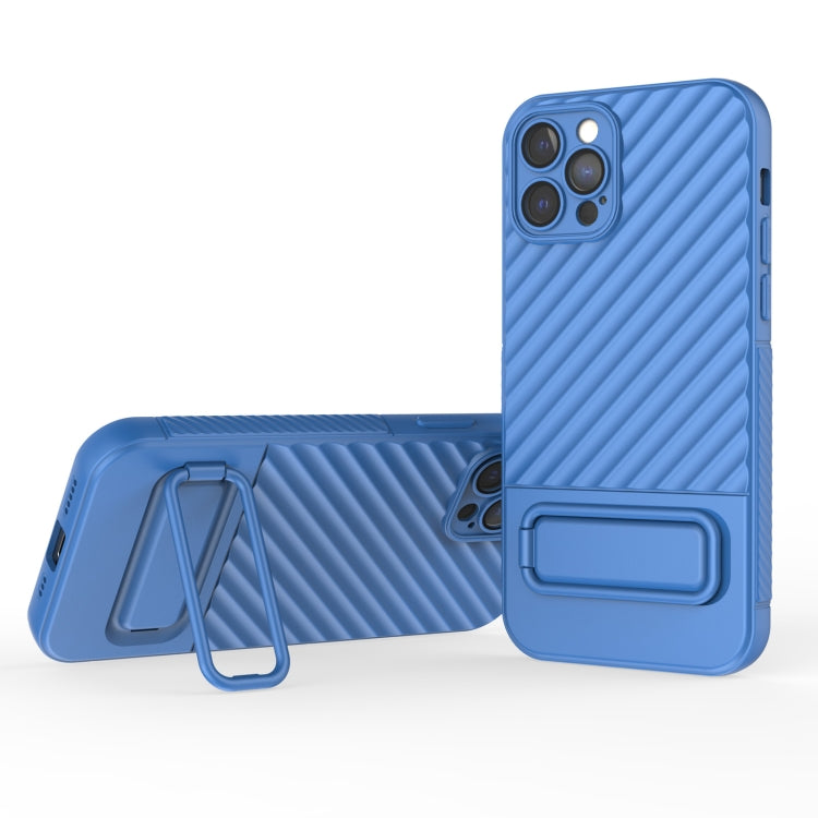 Wavy Texture TPU Phone Case with Lens Film, For iPhone 13, For iPhone 13 Pro, For iPhone 13 Pro Max, For iPhone 12, For iPhone 12 Pro Max, For iPhone 12 Pro, For iPhone 11 Pro, For iPhone XS Max