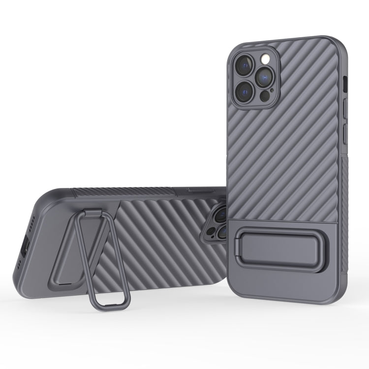 Wavy Texture TPU Phone Case with Lens Film, For iPhone 13, For iPhone 13 Pro, For iPhone 13 Pro Max, For iPhone 12, For iPhone 12 Pro Max, For iPhone 12 Pro, For iPhone 11 Pro, For iPhone XS Max