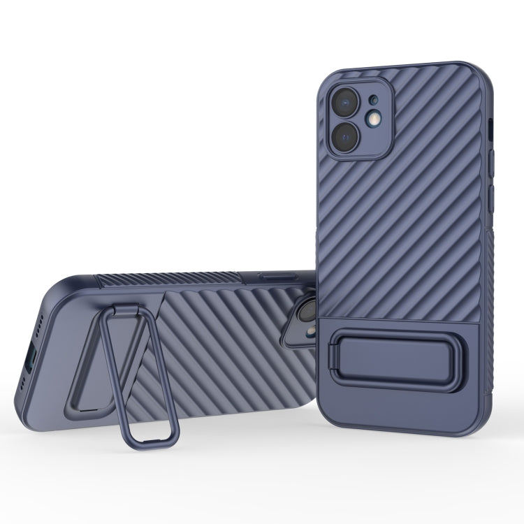 Wavy Texture TPU Phone Case with Lens Film, For iPhone 13, For iPhone 13 Pro, For iPhone 13 Pro Max, For iPhone 12, For iPhone 12 Pro Max, For iPhone 12 Pro, For iPhone 11 Pro, For iPhone XS Max