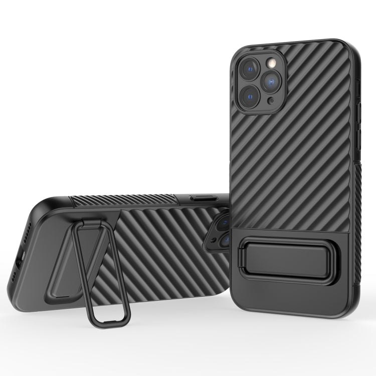 Wavy Texture TPU Phone Case with Lens Film, For iPhone 13, For iPhone 13 Pro, For iPhone 13 Pro Max, For iPhone 12, For iPhone 12 Pro Max, For iPhone 12 Pro, For iPhone 11 Pro, For iPhone XS Max