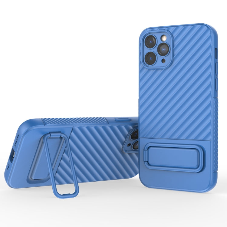 Wavy Texture TPU Phone Case with Lens Film, For iPhone 13, For iPhone 13 Pro, For iPhone 13 Pro Max, For iPhone 12, For iPhone 12 Pro Max, For iPhone 12 Pro, For iPhone 11 Pro, For iPhone XS Max