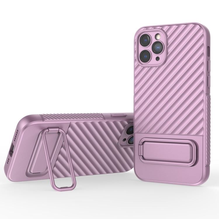 Wavy Texture TPU Phone Case with Lens Film, For iPhone 13, For iPhone 13 Pro, For iPhone 13 Pro Max, For iPhone 12, For iPhone 12 Pro Max, For iPhone 12 Pro, For iPhone 11 Pro, For iPhone XS Max